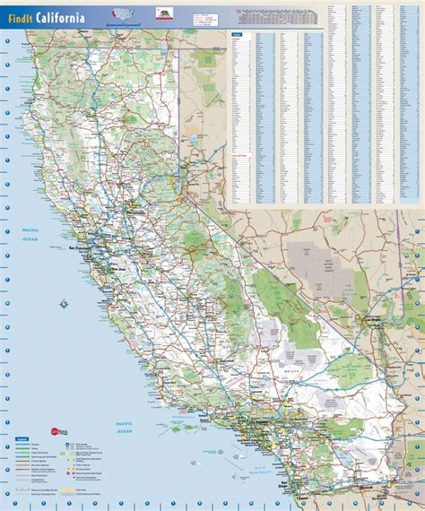 Large Road Map Of California Sate With Relief And Cities Road Map Of