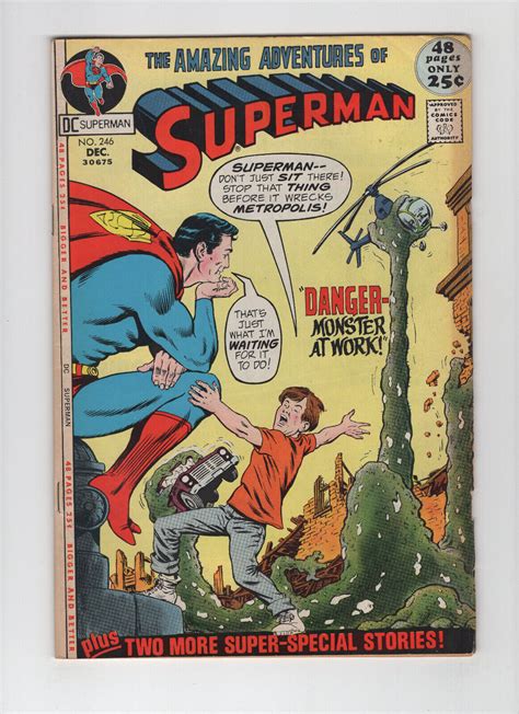 Superman 246 1971 Dc Comics Comic Books Bronze Age Dc Comics