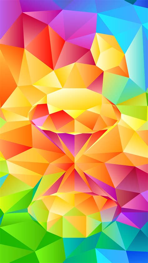 Rainbow Diamonds Background