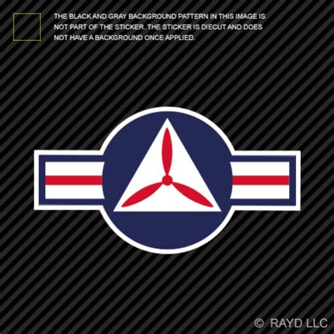 United States Air Force Usaf Civil Air Patrol Roundel Sticker Decal