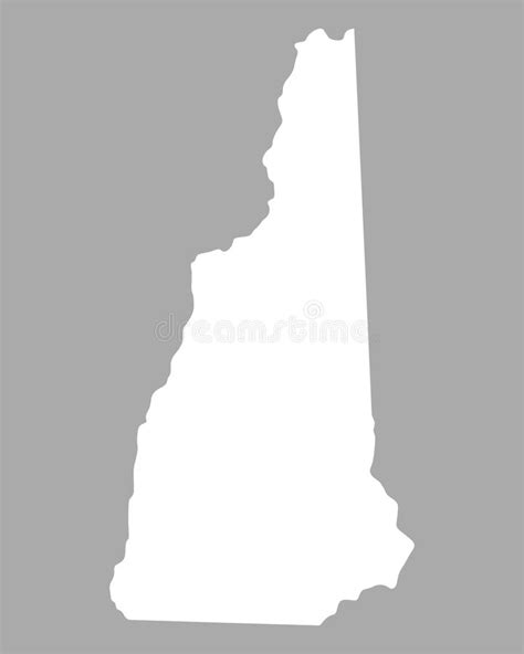 Map Of New Hampshire Stock Vector Illustration Of State 100117995