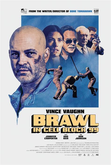 Brawl In Cell Block Movie Poster Prison Thriller Film Etsy