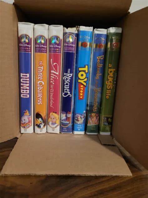 Lot Of Walt Disney Masterpiece Collection And Gold Collection Vhs Tapes Look Picclick