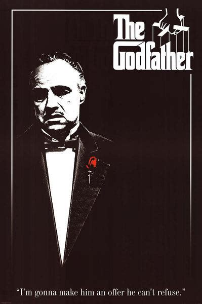 The Godfather Movie Poster 24x36 Bananaroad