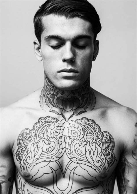 Pin By Cinthia On Your Pinterest Likes Neck Tattoo For Guys Chest