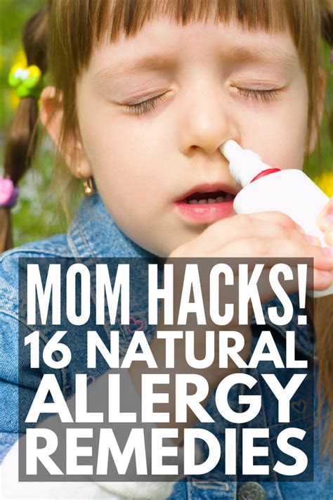 Mom Hacks 16 Ways To Provide Natural Allergy Relief For Kids Allergy