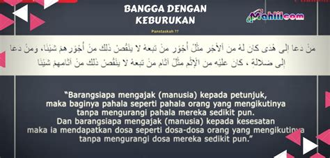 Bangga Dengan Keburukan Diri Sendiri - mahlil.com