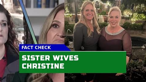 Is Sister Wives Christine Revealing Shocking Insights About Kody Behavior Best New
