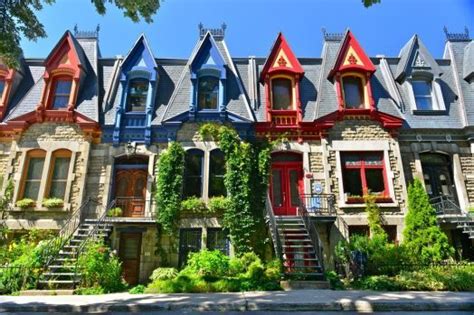 Colorful Houses In Montreal Canada Montreal With Kids Montreal