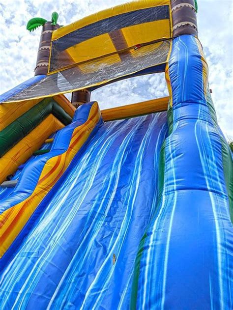 22ft Tropical Paradise Slide For Pools S43 Moms Party Rental