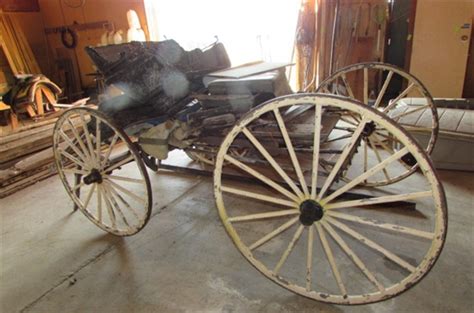 Lot Detail Horse Buggy For Parts Or Repair