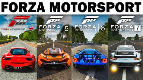 forza motorsport which is the best cover car evolution of the motorsport games 4 7 youtube