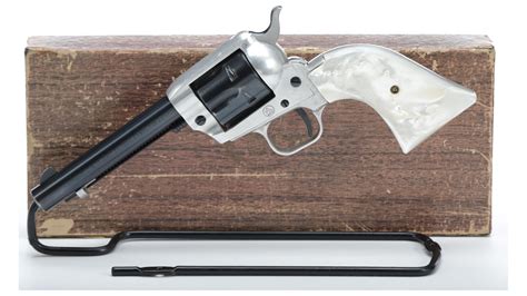 Colt Single Action Frontier Scout Revolver With Box Rock Island Auction