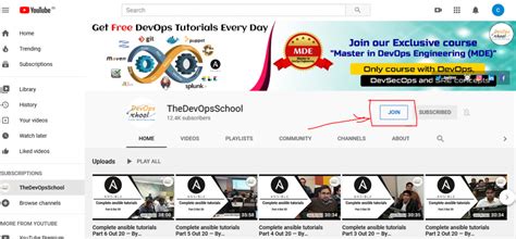 YouTube Channel Membership - Explained - DevOpsSchool.com