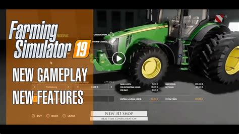 Farming Simulator 19 Gameplay Showing New Features Youtube