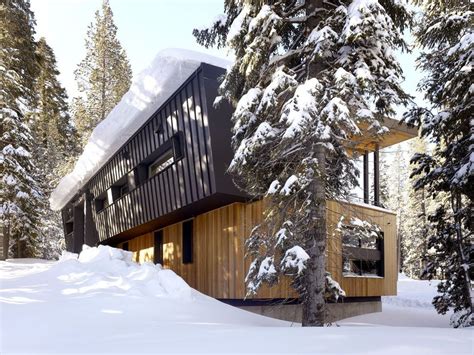 Modern Mountain Home Uses Railroad Avalanche Shed Design