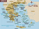 Atenas en el mapa - Atenas ubicación en el mapa (Grecia)