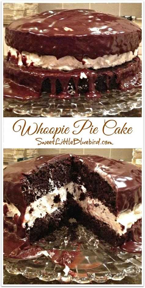 Whoopie Pie Cake Decadent Chocolate Cake With A Cream Filling Drenched