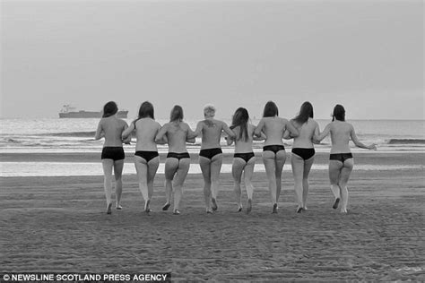 Aberdeen University Netball Team Strips For Naked Charity Calendar