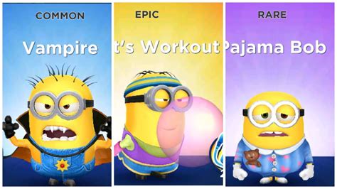 Minion Rush Vampire Vs Bratts Workout Vs Pajama Bob Youtube