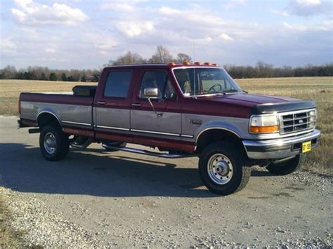 Sell Used 1997 Ford F 350 Crew Cab 73 Powerstroke 4wd Long Bed Great