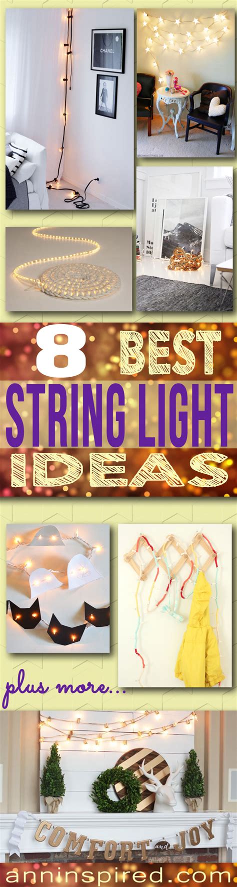 Diy String Light Ideas Youll Love Ann Inspired