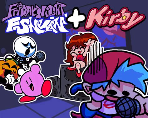 Kirby Over Skid N Pump Friday Night Funkin Mods