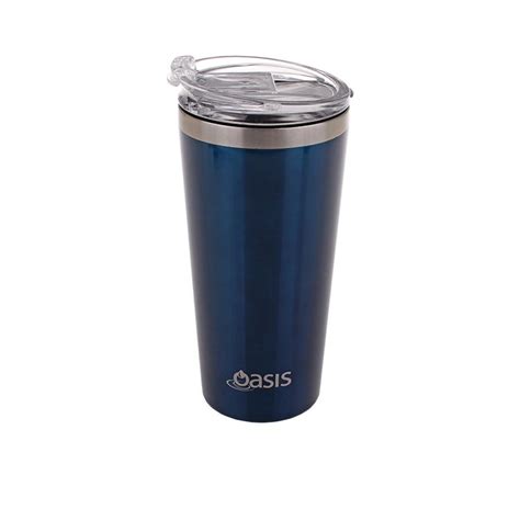 Find great deals on ebay for double wall insulated tumbler. Oasis Double Wall Insulated Travel Mug 480ml Navy - Fast ...