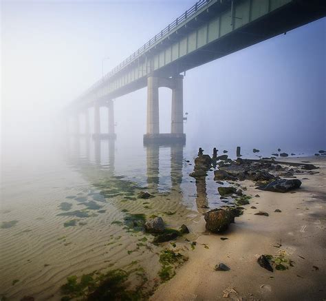 Foggy Bridge Photograph By Vicki Jauron