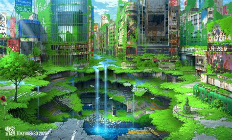 The award ceremonies were held at the tokyo international anime fair (taf) until 2013. Wallpaper : anime, cityscape, apocalyptic, Tokyo, shibuya ...