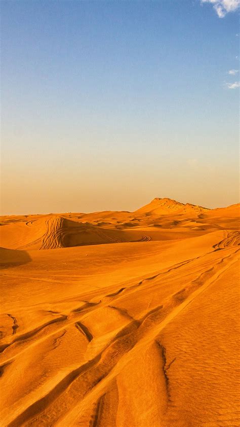 Pure Nature Golden Desert Landscape Iphone 6 Plus Wallpaper Iphone