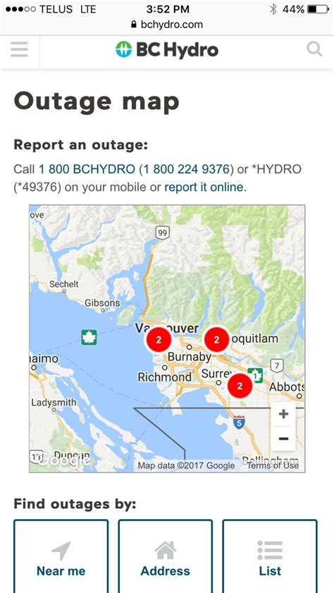 Bc Hydro Outages Shauneycohan
