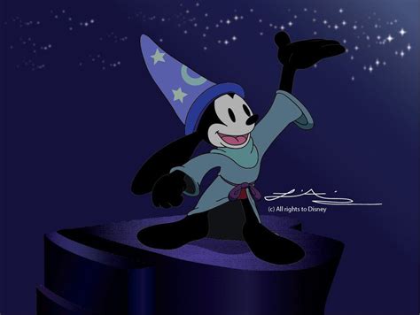 oswald the lucky rabbit the sorcerer s apprentice by lawolf097 on oswald the lucky rabbit