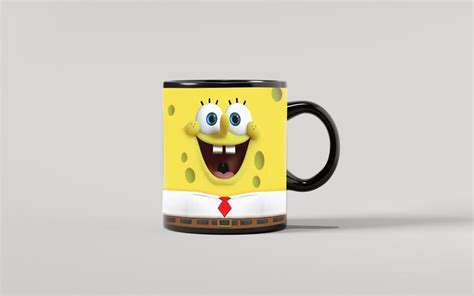 Spongebob Coffee Mug Wakuwaku