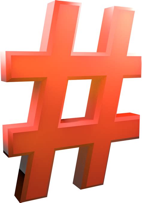Hashtag Png Transparent Images Png All