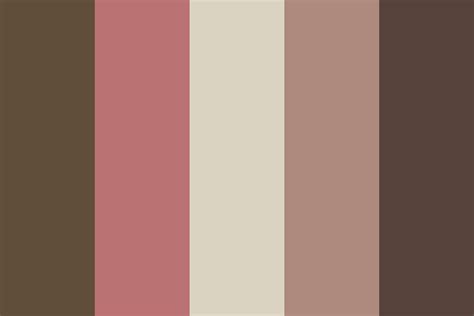 Milk Chocolate And Strawberries Color Palette