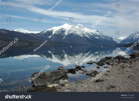 The Crystal Clear Lake Mcdonald In Glacier National Park