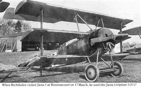 iconic fokker triplane of jasta 6