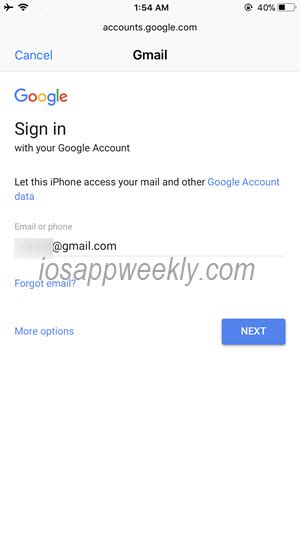 Setup Gmail Account On Iphone Ios App Weekly