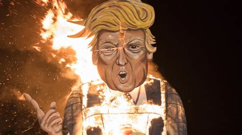 Donald Trump Effigies Burned Across England For Bonfire Night Cnn