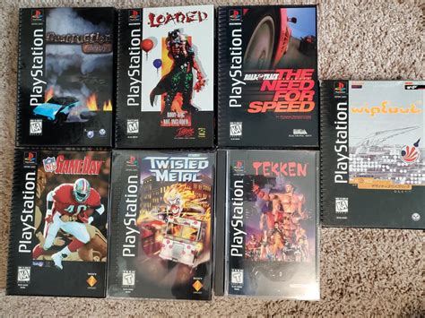 My Small Collection Of Playstation Long Boxes Psx