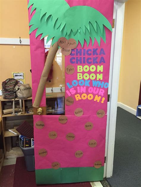 Chicka Chicka Boom Boom Look Whos In Our Room My Classroom Door This Year 😎 Chicka Chicka