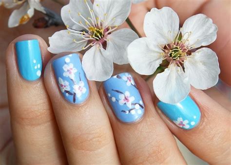 Cherry Blossom Nail Art Ideas Spring And Summer Manicure Designs