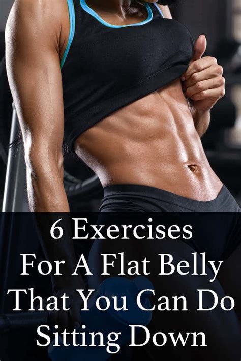 6 Exercises For A Flat Belly That You Can Do Sitting Down