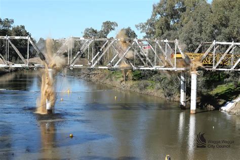 Hampden Bridge Erased From Waggas Landscape The Daily Advertiser
