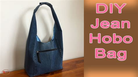 Hobo Bag From Jeans Hobo Bag Sewing Tutorial Recycle Jeans Into