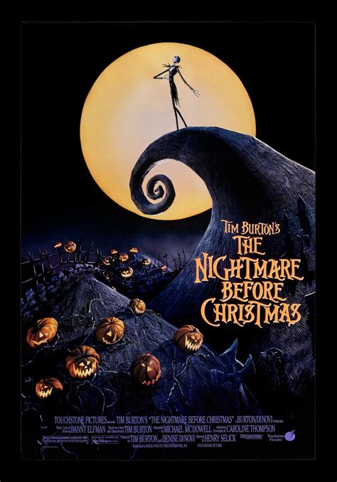 Nightmare Before Christmas Cinemasterpieces 1sh Ds Original Movie
