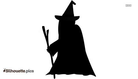 Old Wizard Clip Art Silhouette Silhouettepics