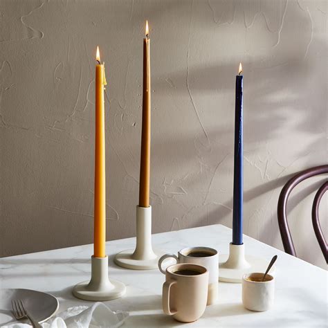 Lovely Taper Candles In 2021 Ceramic Candle Holders Taper Candle
