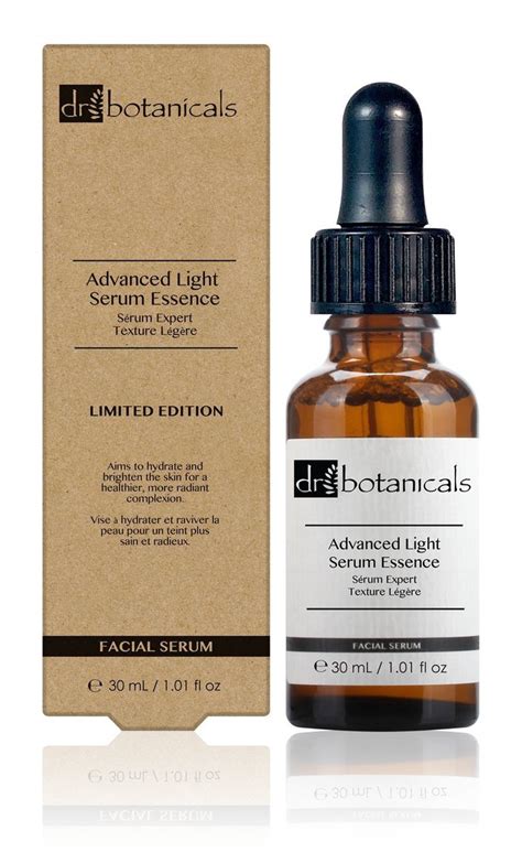 Dr Botanicals Advanced Light Facial Serum Essence Ingredients Explained